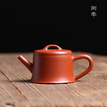 Yixing Zisha teapot original mine Zhumud single pot famous Wang Tingchun all handmade kung fu teapot small capacity small well orchid pot