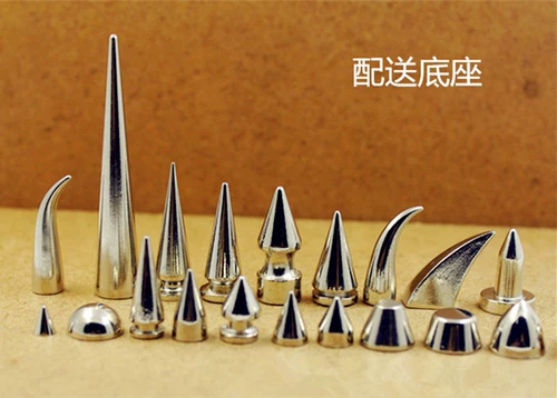 Сумка для обуви, барсетка, чехол для телефона, серебряная металлическая пуля, DIY, в стиле панк