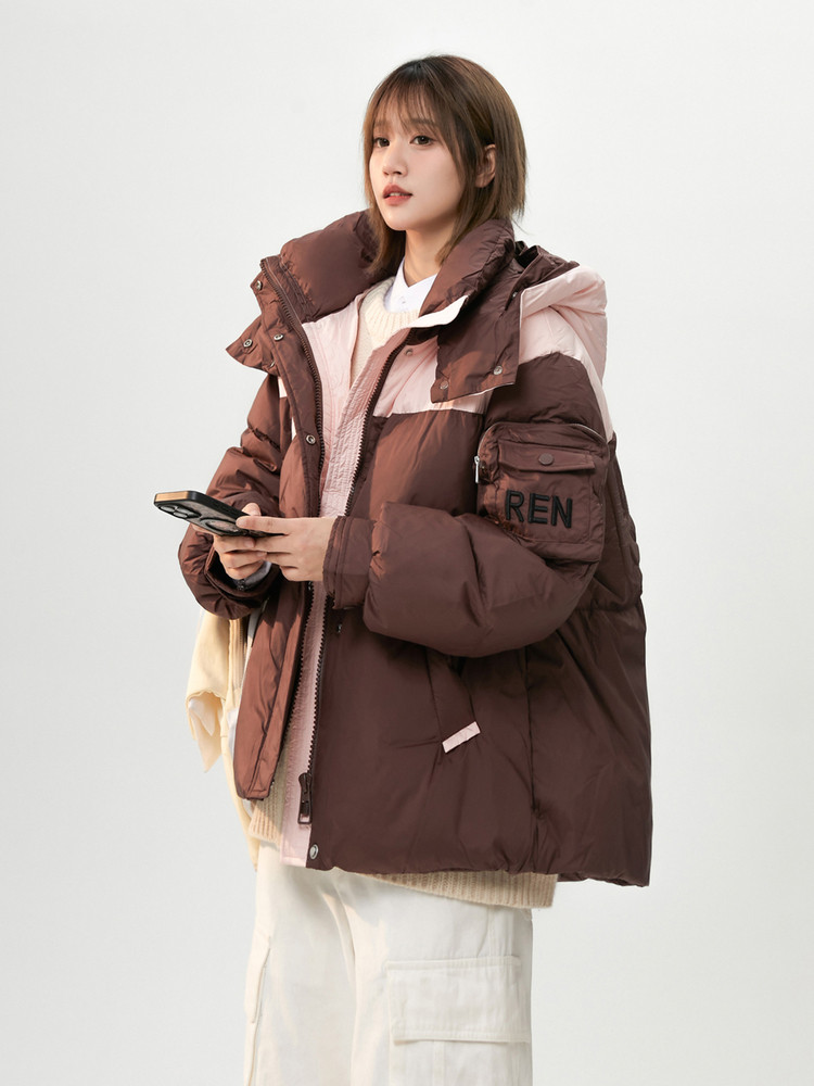 Tangshi Group Desso Short down Jacket for Women 2025 Winter New Fashion Versatile Thickened Warm Coat Trendy