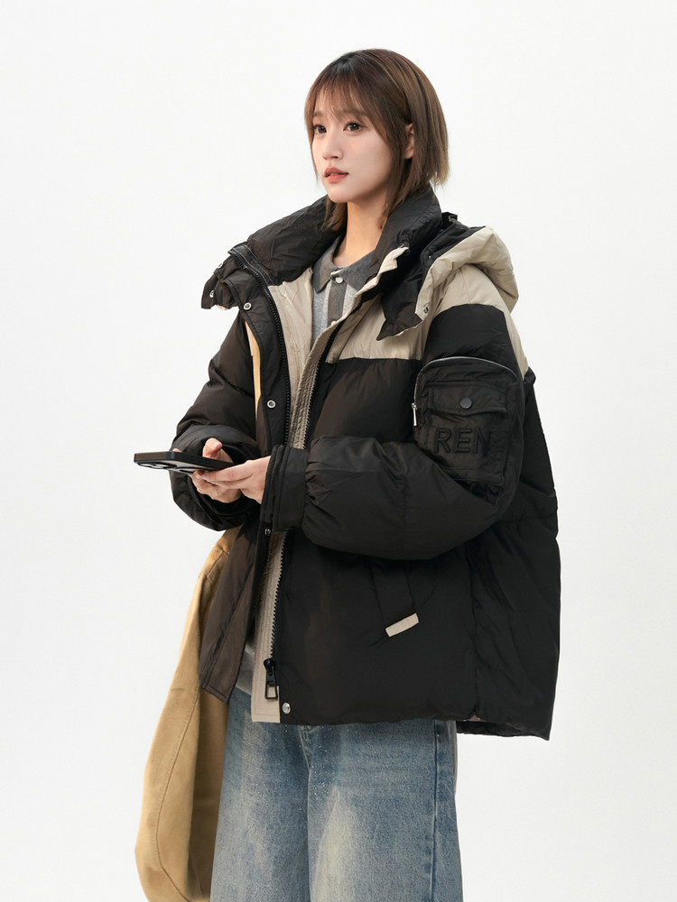 Tangshi Group Desso Short down Jacket for Women 2025 Winter New Fashion Versatile Thickened Warm Coat Trendy