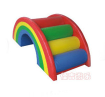 2019 early education childrens software climbing slide combination kindergarten toy drill hole Rainbow Bridge B- shaped training equipment