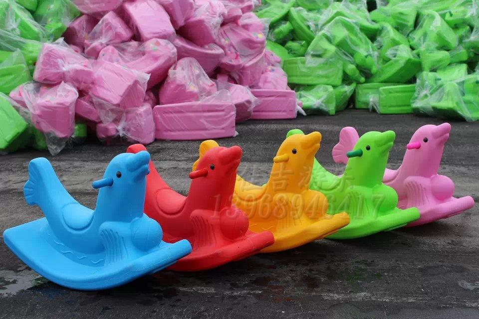 Manufacturer Direct children Toys Toddlers Toddlers rocking horses Horse Plastic Rocking Horse Dolphins Shake Horses