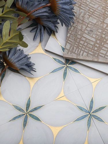 Французский ретро джаз белый свет роскошная плит