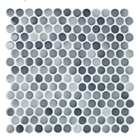 Серые градиентные круглые бусины 13 × 15 зерен (CZG008A)