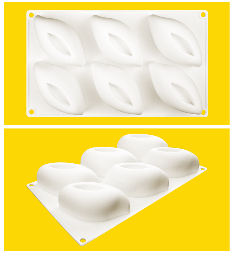 Yiqiang Yiming Net Red Ice Apple Mousse Silicone Khuôn Dâu tây Pháp West Point Bánh nhỏ Khuôn - Tự làm khuôn nướng khuôn bánh trung thu rau câu