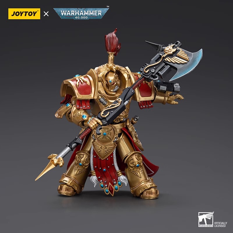 Joytoy Dark Source Warhammer 40K Imperial Guard Alaros Personal Guard Ossach Max 1:18 Action Figure