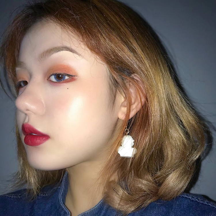 Trang điểm màu nude mờ Người mới bắt đầu Hàn Quốc màu đỏ đất màu nàng tiên cá Ji cô gái mệt mỏi với trang điểm xuân hè thu đông và mâm bóng mắt mùa đông - Bóng mắt bảng màu mắt clio