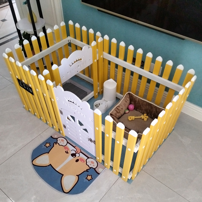 Dog Fence Teddy Pomeranian Bichon Frize Training Toilet Fence Puppy Plastic Cage Small Schnauzer Kennel One Room One Bathroom