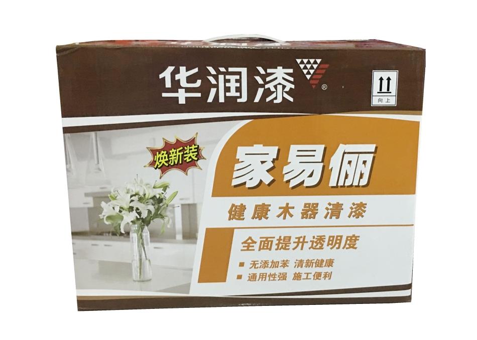 Huarun gold flavor five-in-one home decoration environmental protection wood paint Clear primer Semi-Asian clear topcoat White base white topcoat