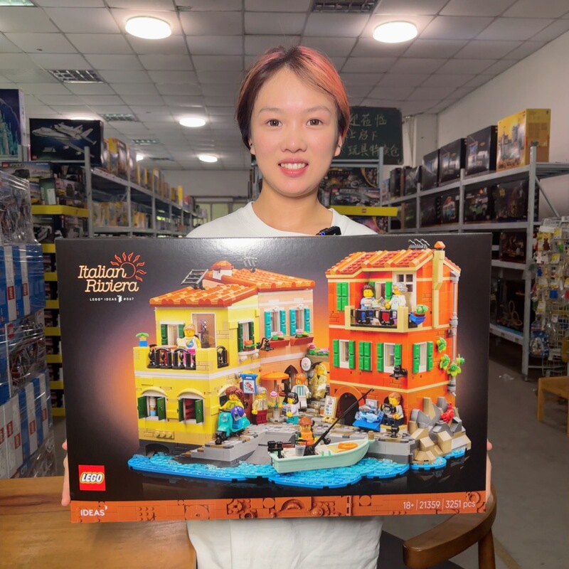 Lego 21359 Italian Riviera Ideas Series Street Scene Building Block Toy