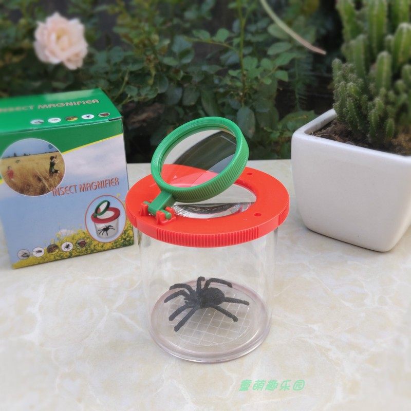 Children Insect Collector Fish Shrimp collection Box Insect Magnifier Observation Box Small Learning Bioexplore Capture Tool