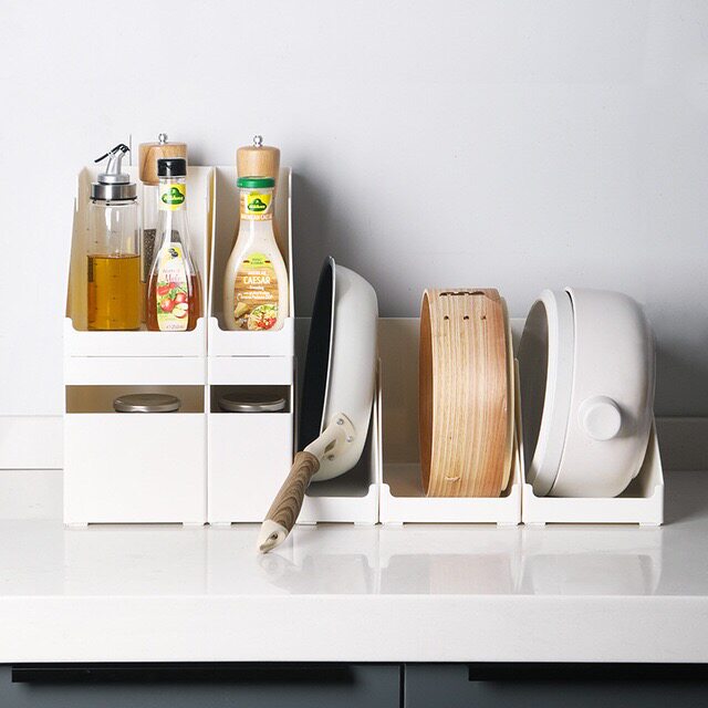 Japanese-style thickened cabinet cover kitchen bathroom versatile plastic storage box dish debris packaging basket