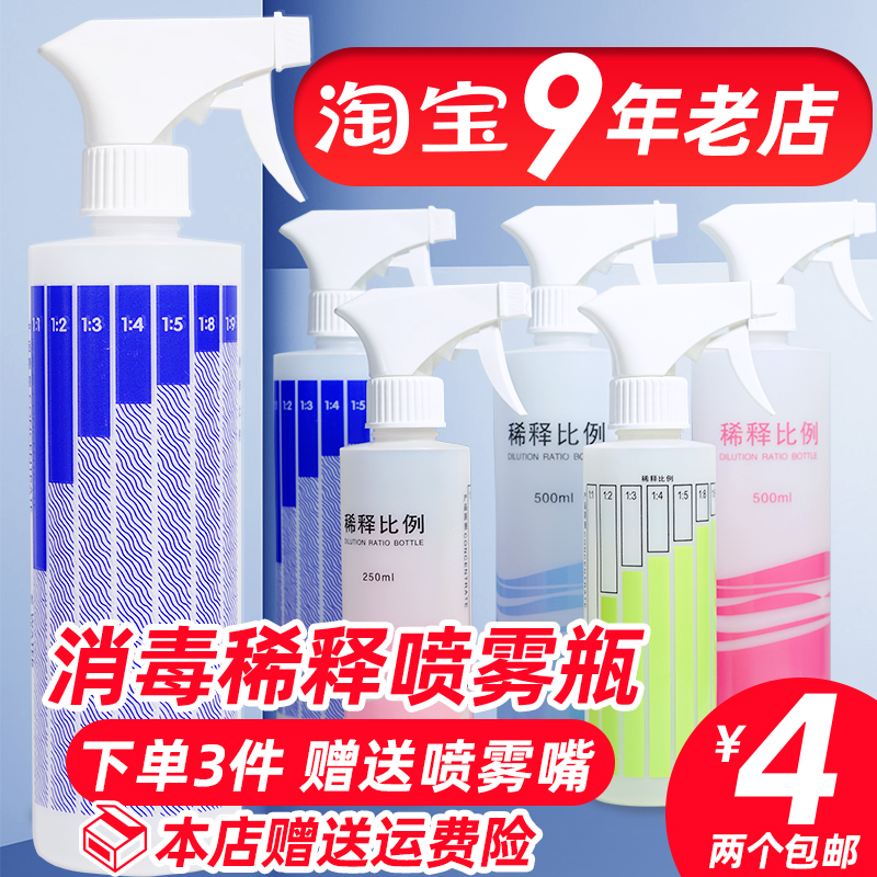 Anley Spray Pot Spray Bottle Wash Finish Diluted Bottle Proportional Bottle Foam Small Spray Pot Alcohol Disinfection Clean Special