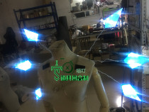 (Turn-based)Oriental Kiruno fool ⑨ light blue wings cos props luminous spot blurred version