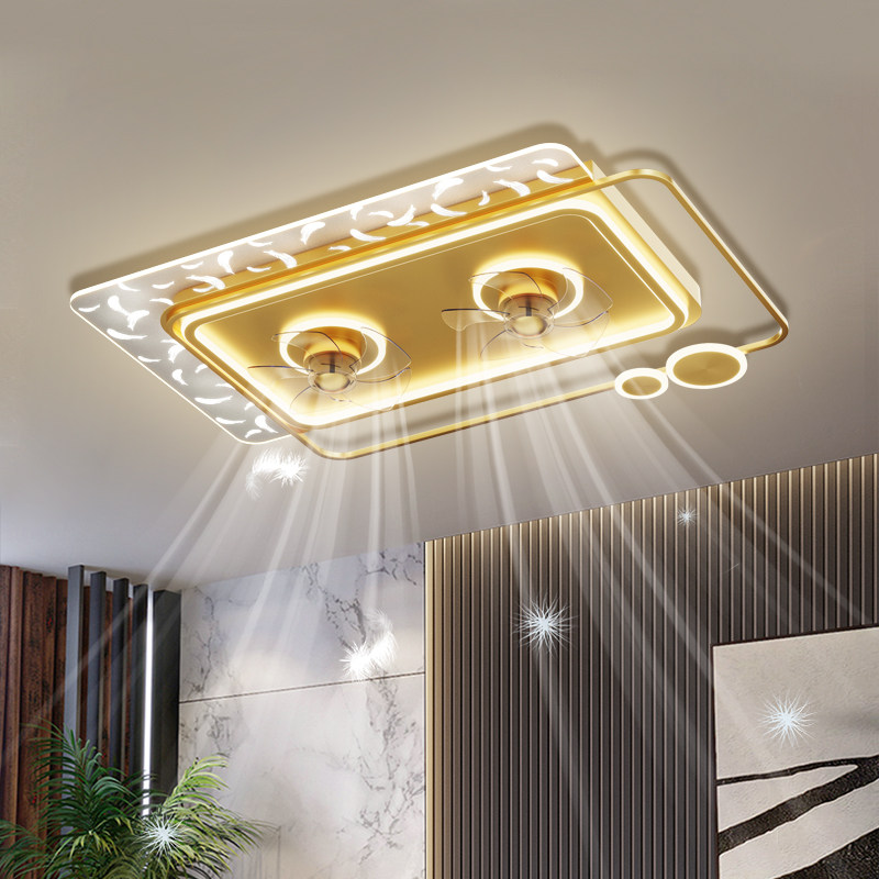 Living room suction top ceiling fan lamp light extravagant 2021 new Nordic bedroom room dining room Smart Electric Fan Lamp