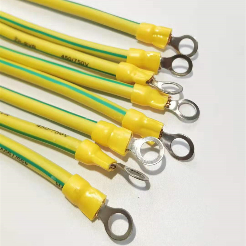 Photovoltaic bicolor yellow green bridge squared machine room with grounding line big customer specializing in non-bid customization does not support the withdrawal