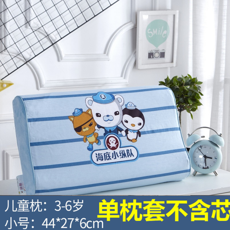 Vỏ gối cotton trẻ em Thái Lan 44x27x6 bộ nhớ cao và thấp 50x30 vỏ gối trẻ em gối bông gối đôi