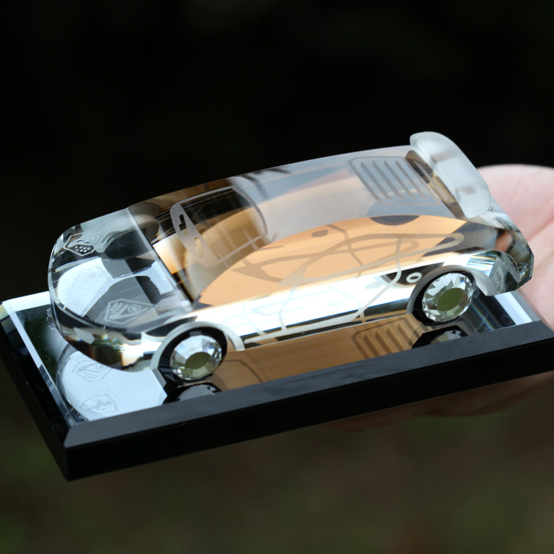 Carnouchi Car Perfume Seat Fashion Craft Crystal Car Model Vehicle Car Car In-car Ornament Swing Personality Lettering