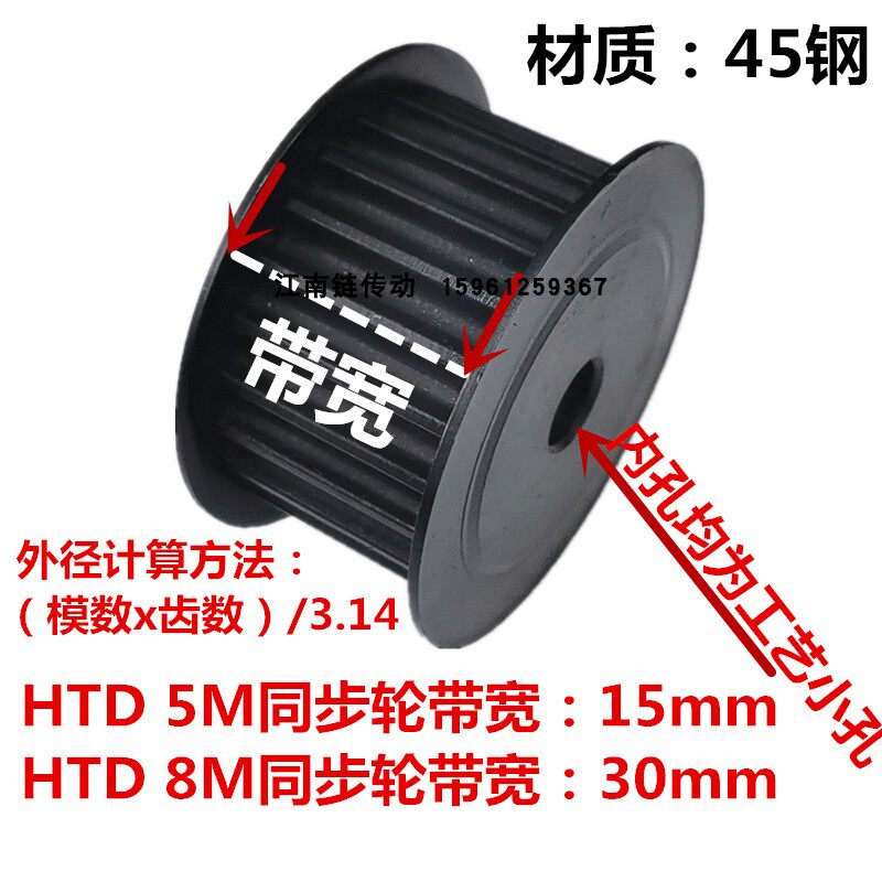 HTD type 5M synchronous pulley 15 teeth 18 teeth 20 teeth 24 teeth 25 teeth 30 teeth 32 teeth 35 teeth 40 teeth and other spot