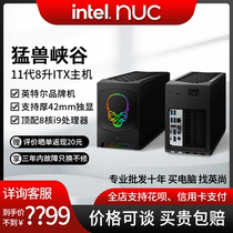 Intel NUC11BTMi9 i7 Raptors Canyon Beast Game Mini ITX Computer Support Double Groove Solo