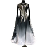 Индивидуальная юбка современного танцевального конкурса Национальная стандартная танцевальная служба Waltz Performance Service Square Dance Platform Drilling дружба