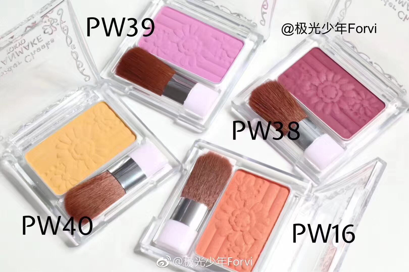Đăng bài miễn phí! Màu sắc mới 19 năm Canmake minefield monochrom blush blush PW40 / PW38 / PW41 / PW25 - Blush / Cochineal má hồng mac peaches