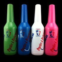 Bartender practice bottle Fancy transparent fluorescent green bottle Popular bottle throwing bar nightclub performer throwing wine bottle