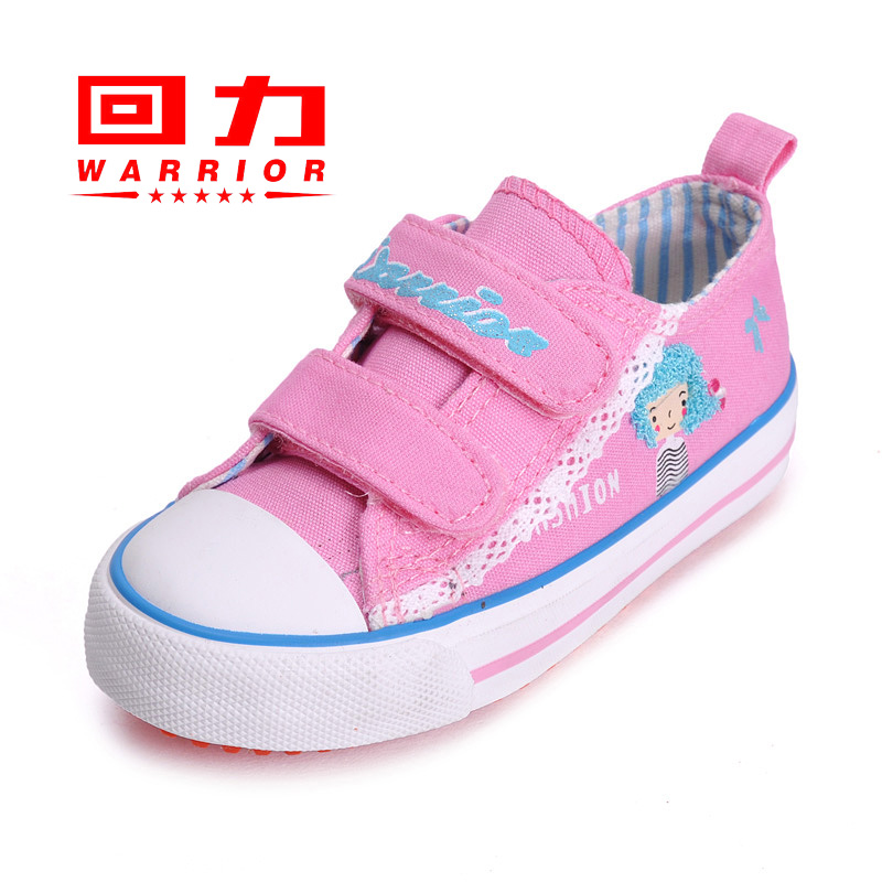 Chaussures de tennis enfants en toile WARRIOR suture de voiture pour printemps - semelle caoutchouc - Ref 1035733 Image 16