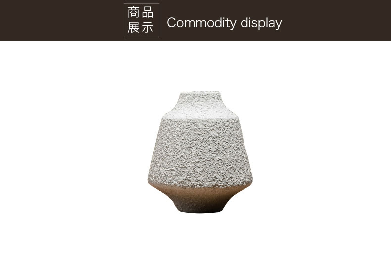 New Chinese style ceramic dry flower vase is placed indoor wine flower adornment creative decoration is contracted and I sitting room