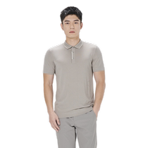 (Same style in the mall) Lilanz official short-sleeved T-shirt 2024 summer mulberry silk knitted POLO shirt 24XTX6461S