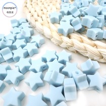 15MM silicone beads five-pointed star bite beads food grade gnawing molars products DIY beaded baby