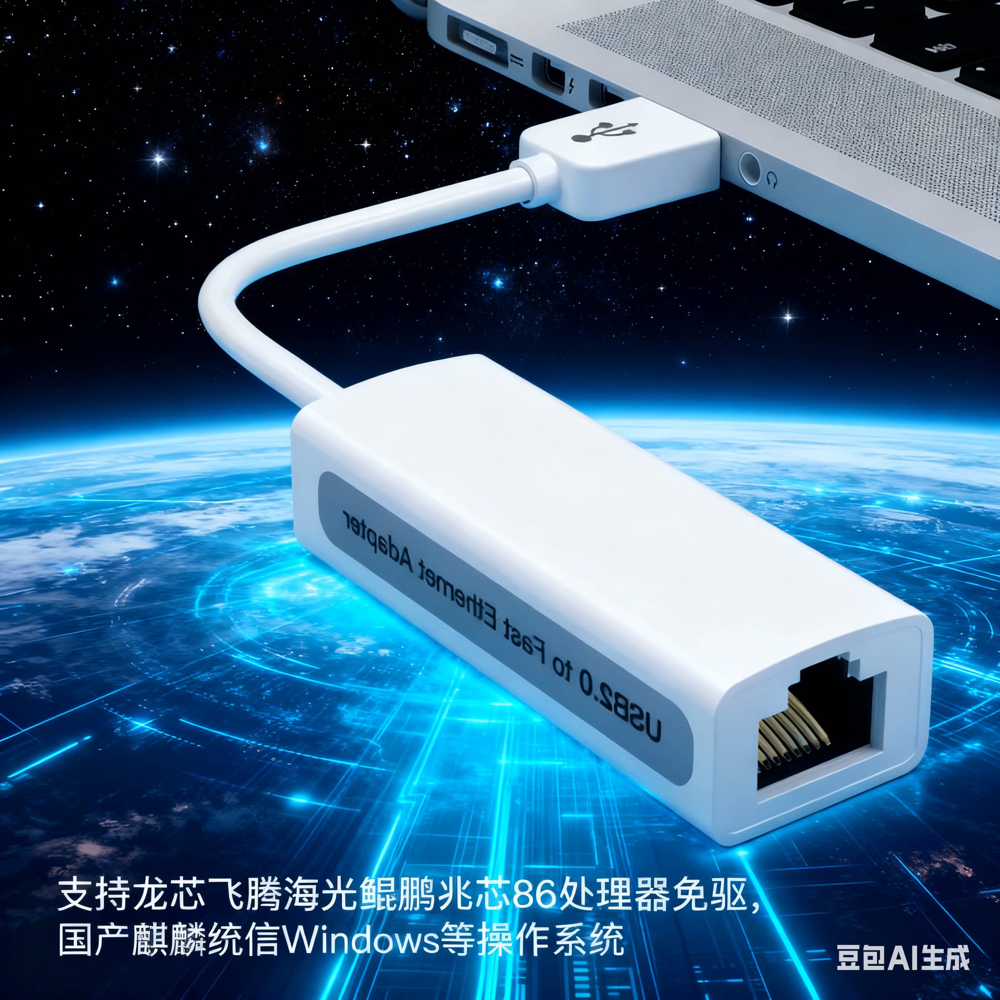 Сетевой адаптер USB RJ45 WL-SR9900A белый