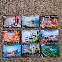 Chongqing Hongcliff Cave magnetometers Wu Long Yangtze River Three Gorges Emancipation Monument to Souvenir Cave Tourist Souvenirs Crystal Fridge Sticker
