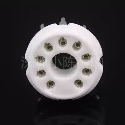 Nine-legged vacuum tube socket ceramic large 9-leg tube holder EL504 EL519 PL504 6KG6 PCB gold-plated