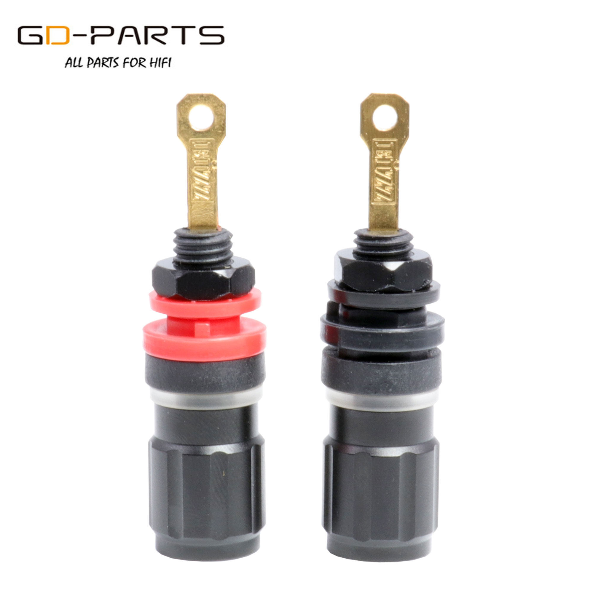 EIZZ amplifier terminal copper gold-plated single point transmission speaker speaker terminal Banana socket EZ-301