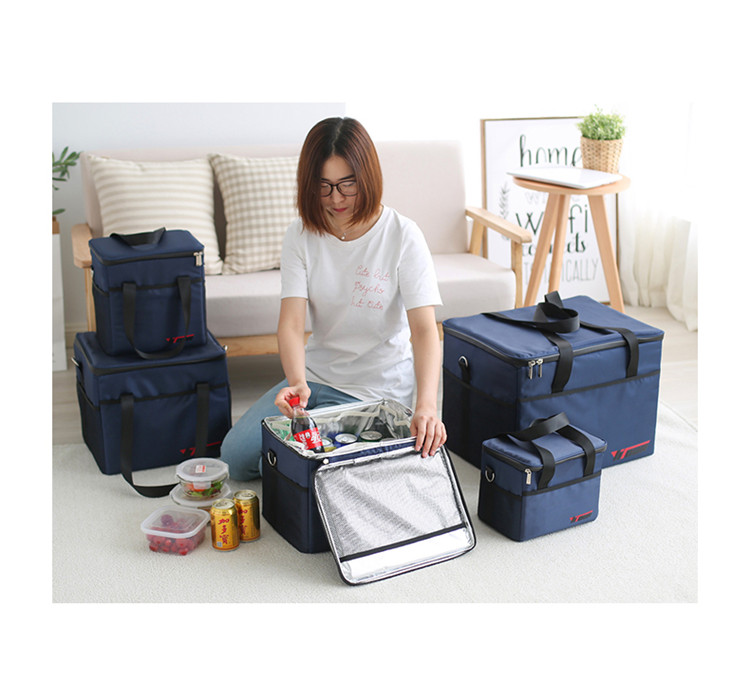 Máy ấp trứng lớn mới có túi đựng đồ ăn trưa xách tay dung lượng lớn túi nước không thấm nước ngoài trời - Hộp cơm điện sưởi ấm hộp cơm happy cook