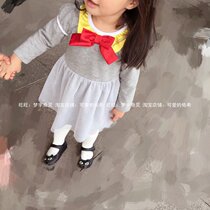 Export Japanese girls college dress long sleeve skirt spring dress Princess dress children skirt