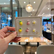 Outlet Order Girl Cute Cartoon Unicorn Magnetic Ear Clip Anti-Ear-hole Ear Nail Child Baby Earrings