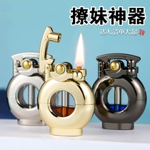 Chief new Ruyi bottle kerosene lighter transparent oil cabin Rocker Gear Linkage Mens Gift