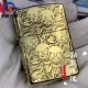 Zhurong chính hãng zippo áo giáp thông thường dầu hỏa nhẹ hơn chạm khắc quà tặng nam cho bạn trai trăm mẫu - Bật lửa