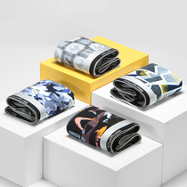 Ice Silk Underwear Mens Boxer Pants Antibacterial Modal Boxer Pants Pure Cotton Youth Summer Thin Section Breathable Pants Head Trend