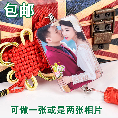 Car pendant pendant Car high-grade rear mirror interior photo custom crystal diy creative safe men and women