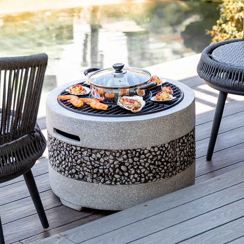 Brazier barbecue table villa barbecue table outdoor household charcoal charcoal stove stove courtyard barbecue stove barbecue stove