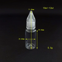 Прозрачные цветные колпачки по 10 мл, 20 шт.