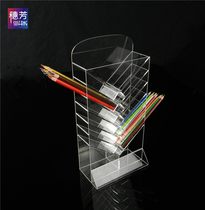 Acrylic Transparent Refill Exhibition Shelf Ball Pen Holder in Pen Brow Pen Brow Color Makeup Multifunction Shelf