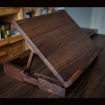 Black Walnuts Wood Folding Easel Water Color Large 8K Drawing Board Table Top Table Adjustable Portable Read Pure Solid Wood Easel Display