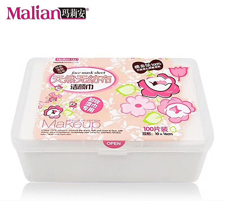 Nước tẩy trang không dệt tự nhiên của Marian (dùng cho khăn lau tẩy trang) 100 miếng mỹ phẩm bioderma