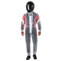 SPARCO Racing SPARCO Karting one-piece raincoat T1 EVO transparent children and adults rainproof competition