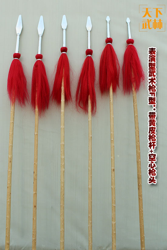 表演型武术枪:儿童青少年武术枪带黄皮白蜡杆枪杆+空心枪头太极枪,传承武艺新风尚!-更多太极配件-淘宝好物网