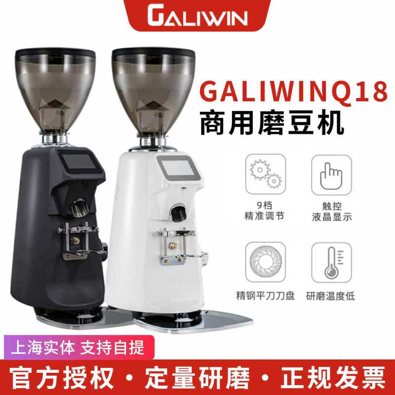 Galiwin-Q18 Commercial Electric Espresso Coffee Bean Grinder with 74mm Large Burr
